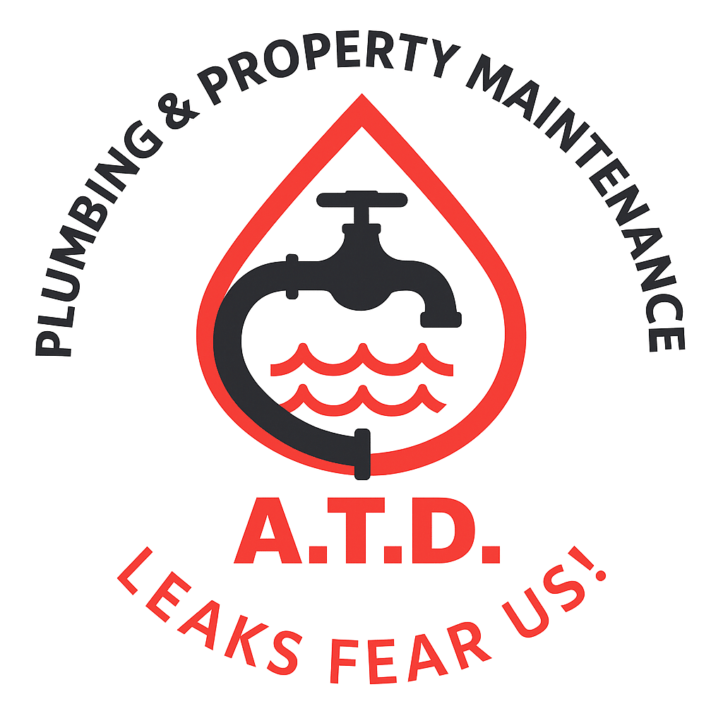 atd plumbing and property maintenance logo upscaled transparent